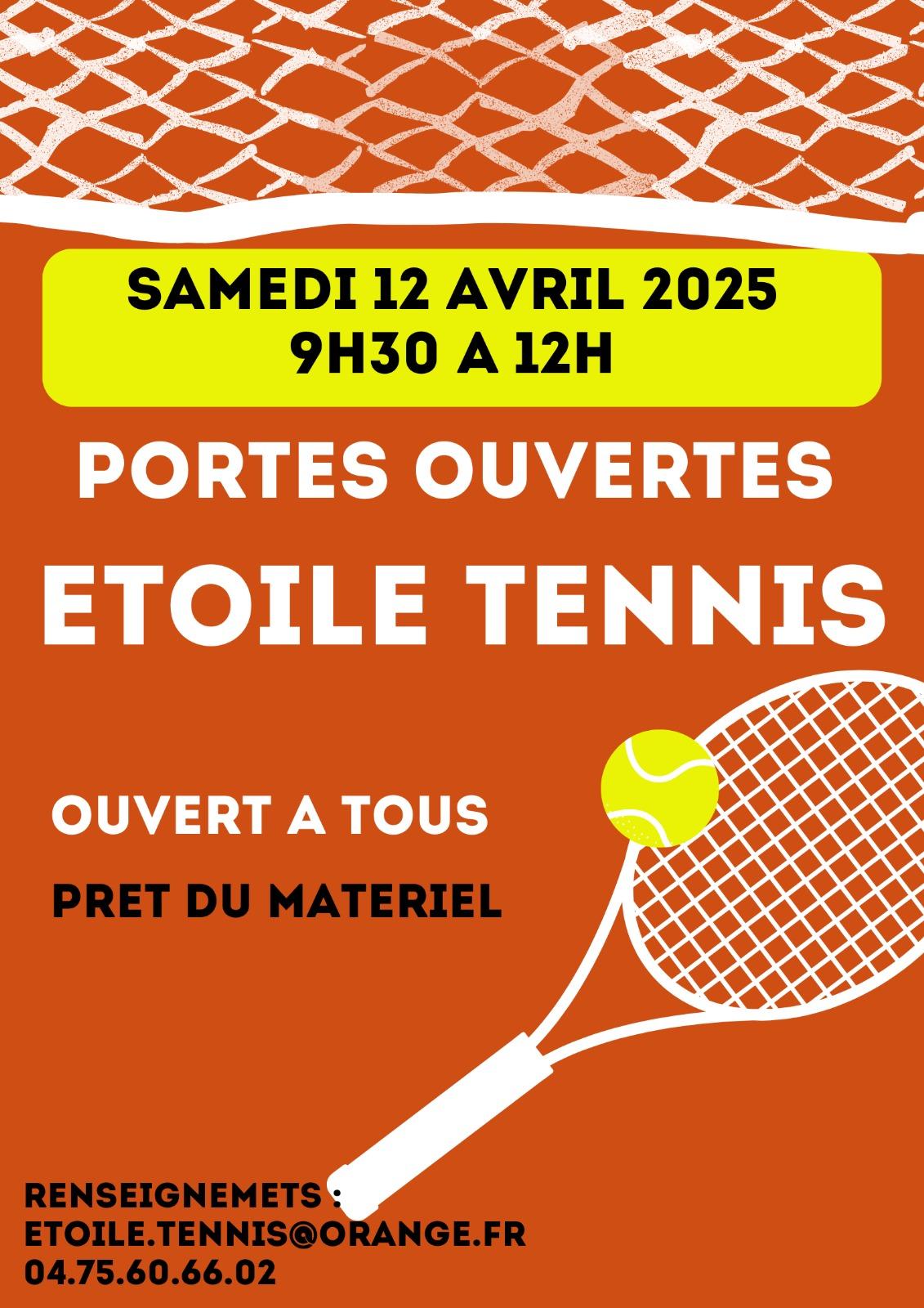 Affiche jpo tennis