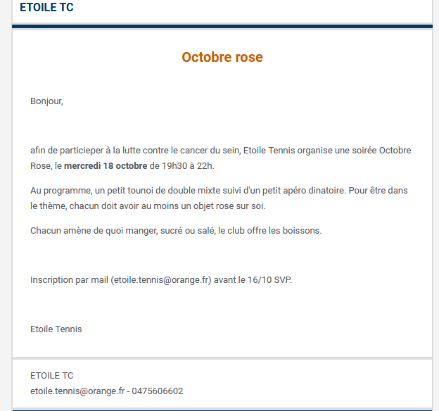 Octobre rose